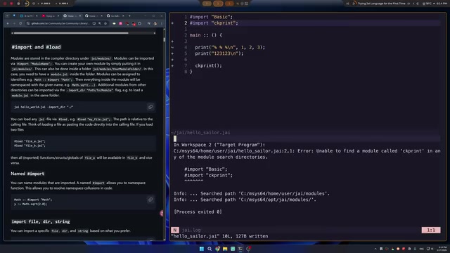 J language import module search path explanation