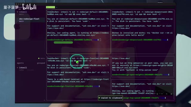 Multi-sandbox SSH access
