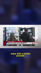 当地居民自发前往小店消费以示支持