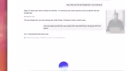 Sharing complete, Josh and Priya granted document viewing access