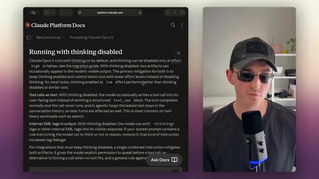 Low effort with thinking enabled performs better at similar cost