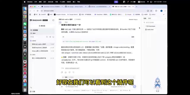 DSH插件安装完成效果