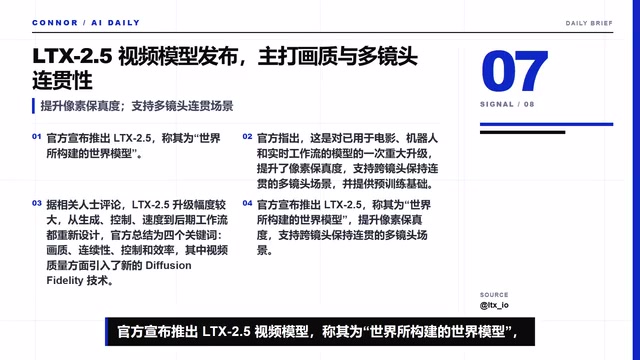 LTX 2.5 is called a world model built for the world