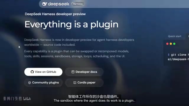 Deep Dive into DeepSeek Harness: The 'Everything is a Plugin' AI Agent Framework