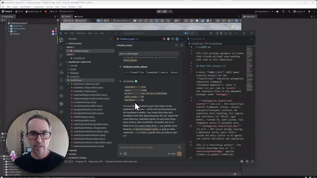 restarting unity and the visual studio code again