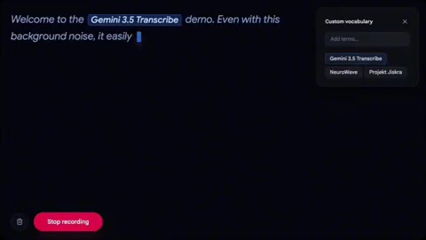 Gemini 3.5 Transcribe:谷歌智能语音转录模型全面解析