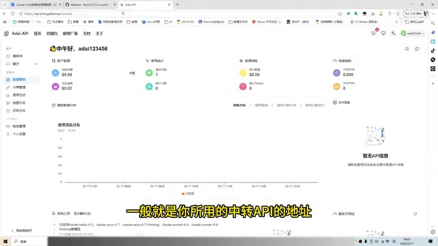 CC Switch configuration interface