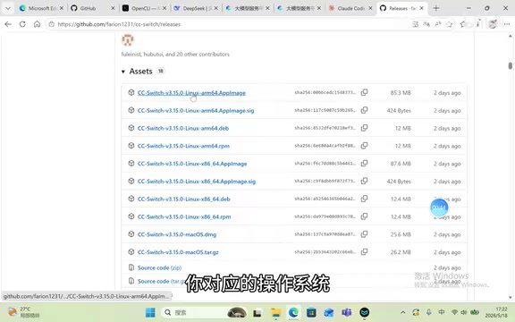 CC Switch download page