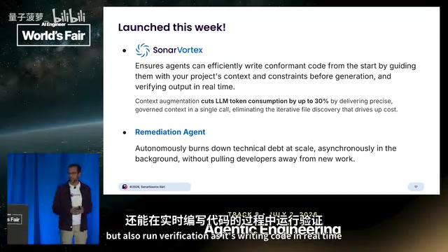 Sonar Vortex discovers and fixes issues in real-time within the agent's inner loop