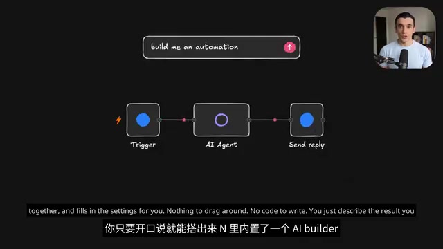 n8n AI Builder界面