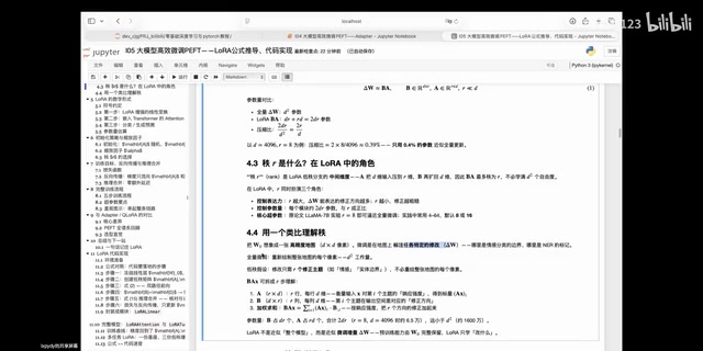 LoRA架构示意
