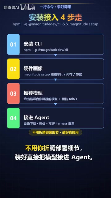 After installation, connect models to Agents directly with no extra configuration needed