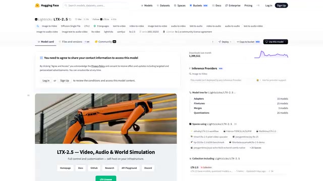 LTX 2.5 supports multiple video generation modes