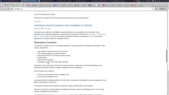 wxWidgets cross-platform support