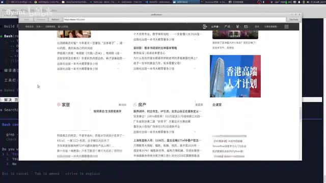 Final browser result