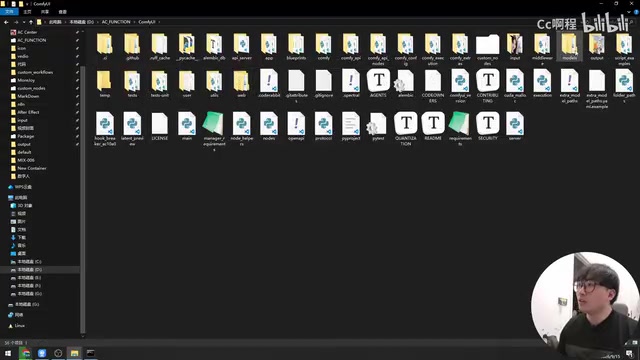 Creating the model folder as instructed