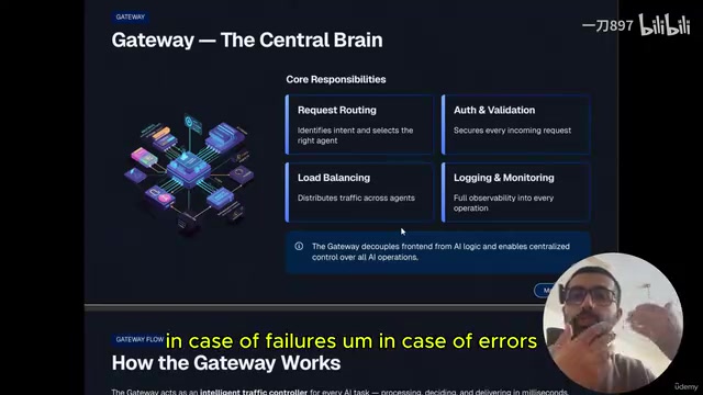 Gateway logging and error monitoring