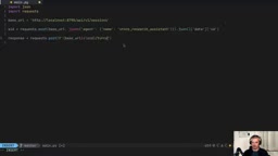 Calling the turns endpoint to get a streaming response
