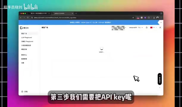 API Key配置示意