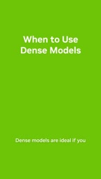 Dense模型以速度为代价换取智能