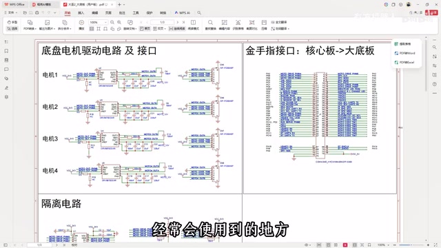 大底板原理图接口分布