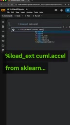 cuML comes pre-installed on Google Colab and Kaggle, suitable for large-scale data like equity options
