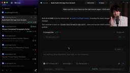 Theo showing the prompt he used to have an AI agent port his app