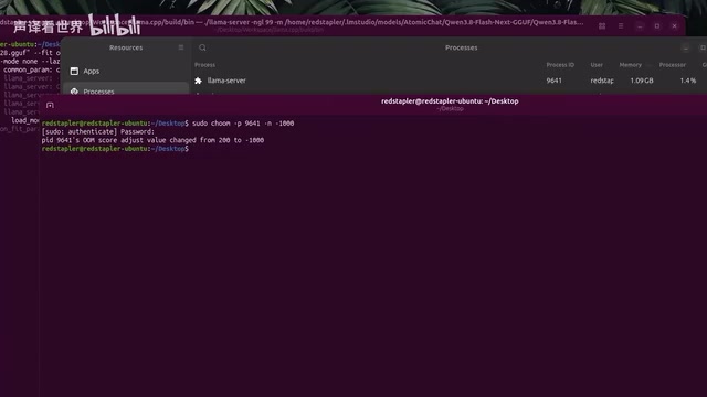 After the server starts running
