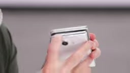 Volume button placement on the foldable model