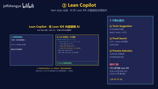 Lean Copilot的三个核心能力