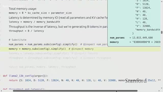 The memory, latency