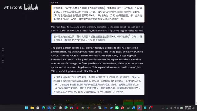 每个机架背板连接器数量达每XPU 64个数据点