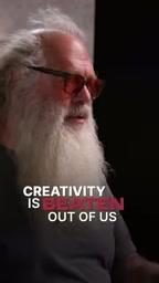 Creativity is worn away throughout our lives