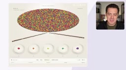 All the different colors and one by one.