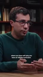 Self-play provides an infinite curriculum