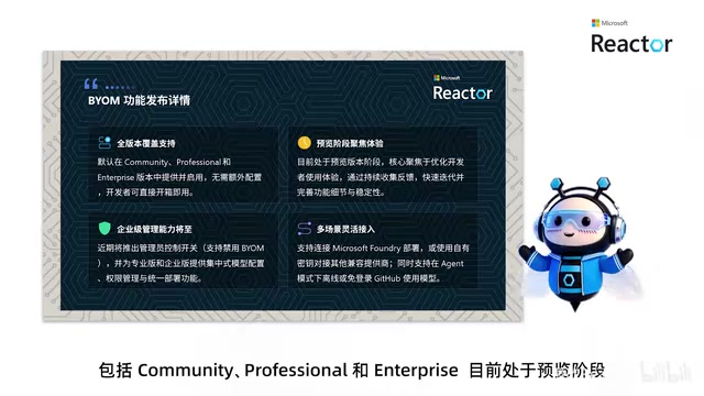 Visual Studio 推出 BYAM 自有模型:让开发者自由接入 AI