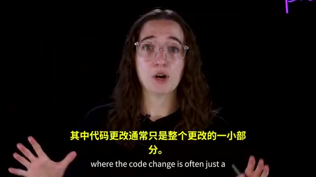 where the code change is often just a small part of it.