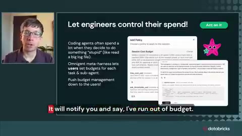 It will notify you and say, I've run out of budget.