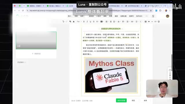Luna's styles broke at the end of the article