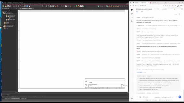Cadence MCP in Action: AI Reads PDF and Auto-Generates Schematics