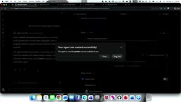 Creation complete interface