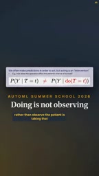 And those are two entirely different things.