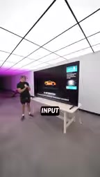 180Hz refresh rate with AI motion smoothing
