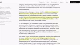Anthropic believes the very fact that this research is being conducted at relevant facilities is deeply concerning