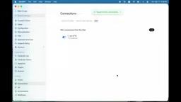 Project appears in the sidebar after registration