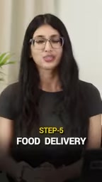 The delivery partner reaches the restaurant.