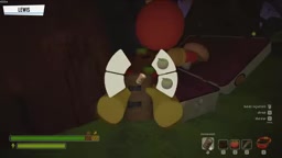 There's a red candle.