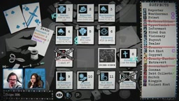 Character information screen in the Casino zone