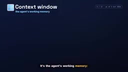 上下文窗口是Agent的工作记忆，以token衡量