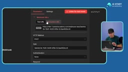 Webhooks have two URL modes: test and production